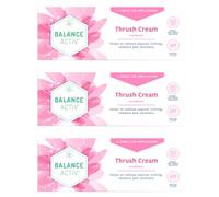 Balance Activ Thrush Cream, Internal & External Use, 5 Applicators, 3 Pack | Works naturally to relieve symptoms & prevent recurrence; 5 single-use applicators; Fragrance & paraben free; 30ml, pack of 3