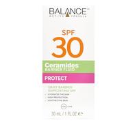 Balance Active Formula Ceramides Barrier Fluid SPF 30 (30ml) - Lightweight Hydrating Daily Face Sunscreen with 3 Essential Ceramides for Sensitive & Dry Skin