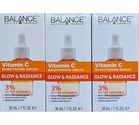Balance Active Vitamin C Serum 3% 30ml x3 Glow & Radiance Free Postage