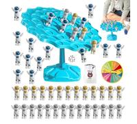 Balance Astronaut Stacking Game - Logical Thinking Training Preschool Toys | Interactive Family Tabletop Games | for Boys Girls Home Family Night Party Classroom Kindergarten Preschool Birthday Christ