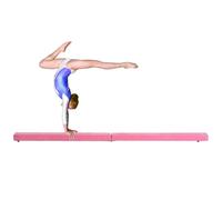 Balance Beam Trainer - 2.4 m-Pink - HOMCOM | TJ Hughes Pink