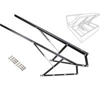 Balance Bed Lift Mechanism,2Pcs Heavy Duty Gas Spring Lift Kit for Bed Storage, Pneumatic Hydraulic Strut Mechanism, Space-Saving Solution for Box Bed & Sofa, Fits 150cm/5FT Divan Bases