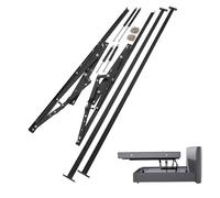 Balance Bed Lift Mechanism,Heavy Duty Folding Bed Lifting Mechanism, Pneumatic Rod Hinge & Gas Spring Lid Stay, Durable Buffer Damper for Furniture - Fits 1.8m Beds & Accessories