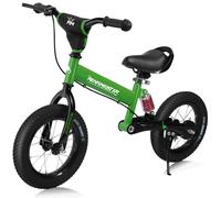 Balance Bike Rennmeister 12" Green with Side Stand