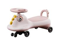 balance bike Ride On Push Car with Smooth Wheels Storage seat Crocodile Rocking Sliding Toy for Indoor Outdoor ride on toys(Rose,Normal wheel)