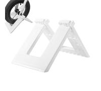 Balance Bike Stand - Reinforced PVC Build, Triangular Stability Frame, Mutual Card Locking, Display Parking | 16.5x21.5cm 10-12 Inch Cycle Resting Placement For Garage Retail Showcase Indoor S