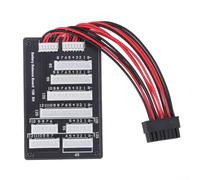 Balance Board for PCB Parallel Charging 6S for battery Equalizer Expansion Module - High Efficiency Fast Charge Adapter for RC for lipo Batteries 85x55mm Black