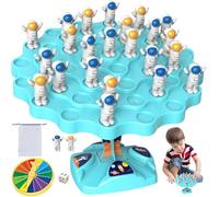 Balance Board Game 68PCS/Set Tetra Tower Balance Game Parent Child Interaction Balancing Tree with 64 Chess Pieces and Storage Bag for Family Gathering Funny Party Games