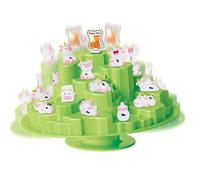 Balance Board Game - Two-Player Tree, Tree for Team, Cow Bear Piece, Family Classroom Kit with Slip-Resistant Weighted Base, Interactive Balancing Tool for Indoor and Outdoor