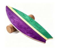 Balance Board Indoor Surfboard Surf Style Home Fitness with Wheel for Exercise, Athletic Training and Board Sports - Fun Workout Equipment For Balance, Stability and Improving Core Strength
