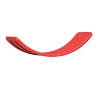 ZONEKIZ Wobble Wonder: Montessori Stepping Stone for Nursery Play, Durable Red Balance Board Aosom UK