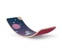 Balance Board Kids Wooden Wobble Curvy Rocker Childrens Toy Yoga Fitness Sports