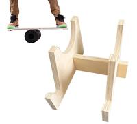 Balance Board Storage Rack - Wood 22x20x13.8cm | Balance Board Holder | Exercise Balancce Boarrd Bracket For Home Gym Fitness Equipment Organization And Easy Storage