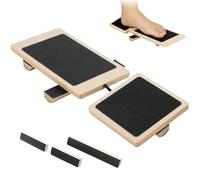 Balance Board, Wooden Wobble Board for Ankle Strengthening, Balance Trainer for Home Rehabilitation and Sports Warm-Up