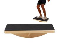 Balance Boards For Adults,Wooden Exercise Equipment Non-Slip - Balance Cushion Core Strengthening Adults | For Muscle Building Men Beginners Yoga Pilates Rehabilitation
