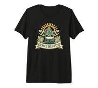 Balance Breath Club Seated Pose Chair Sun Premium T-Shirt