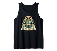 Balance Breath Club Seated Pose Chair Sun Tank Top