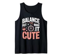 Balance But Make It Cute Rider Aesthetic Tank Top
