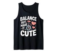 Balance But Make It Cute Rider Aesthetic Tank Top