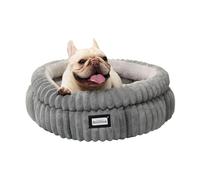 BALANCE Cat Bed Kitten Bed, Washable Round Cat Beds for Indoor Cats,Super Soft Plush Faux Fur Pet Bed for Puppy and Kitten with Anti-Slip Bottom