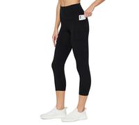 Balance Collection Women's 22" Callie Pocket Capri Leggings, Black, M