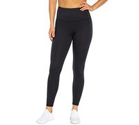 Balance Collection Womens Basic High Rise Tummy Control Legging, Black, Small