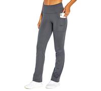 Balance Collection Womens Emilia High Rise Pocket Bootcut Yoga Pant, Turbulence, Medium