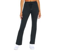 Balance Collection Womens Lina High Rise Bootcut Pant Leggings, Black, Small