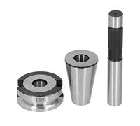 Balance Collet Chuck 20CrMnTi CNC Tool Holder, Precision Balanced for Lathe Milling Drilling, 3 - Point Dynamic Balance up to 25000rpm, Internal External Ground Accuracy 0.005mm (BT40 knife corrector)