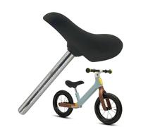 Balance Cycle Seat - Kids Bike Saddle Replacement, Iron Pipe 2cm Inner Diameter, 20x25.5cm 7.8x10.0in Size, Soft PU Synthetic Leather Padding - for Mountain Bicycles & Repair