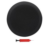 Balance Disc,Wiggle Seat Core Stability 13IN Diameter,With Pump,Suitable For Improving Posture,And Stabilizing The Core,Fitness (BLACK)