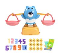 Balance for, Balance Counting Toys, Cartoon 12 Ducks Bear Balance Math Game - Educational Counting Toys, Number Counting Learning Toy for Boys E