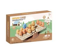 Balance Game - Balance Game Seesaw | Activity Interactive Puzzle Educational Sensory Chicken Design for Toddler Preschool Playground Kindergarten Backyard