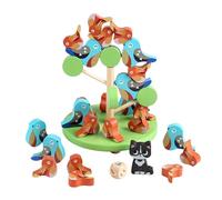 Balance Game - Wooden Balance Bird Board Game - Interactive Fun Activity for Kids Adults Classroom Indoor Tabletop Play Learning