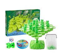 Balance Games for Kids - Educational Parent Child Activities, Frog Stacking Toy for Travel Play, Fun Challenge with Skill Focus, Indoor Game, Outdoor Puzzle for Boys Girls and Family Night