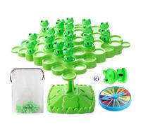 Balance Games for Kids - Interactive Educational Parent-Child - Children Frog Stacking Tower Tabletop Game | for Home Indoor Outdoor Travel Party Night Gathering Birthday