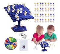 Balance Games For Kids - Seesaw Toy, 1 Scale For Skill Learning, Trunk With Leveling Base, Playthings, Pillar For 3+ Boys, Girls And Classroom Group Activity
