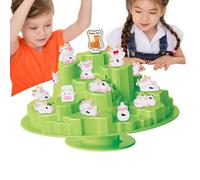 Balance Games - Tabletop Puzzle Tree - Bear Cow Balancing Learning Toy for Indoor Outdoor Classroom Team Activities Adults Girls Families