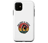 Balance & Grace Gymnast Handstand with Heartbeat Line Case for iPhone 11