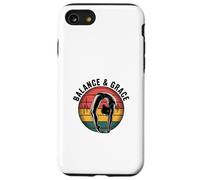 Balance & Grace Gymnast Handstand with Heartbeat Line Case for iPhone SE (2020) / 7 / 8
