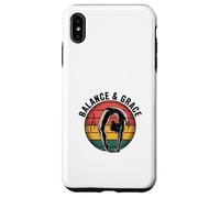 Balance & Grace Gymnast Handstand with Heartbeat Line Case for iPhone XS Max