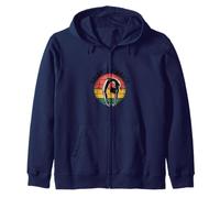 Balance & Grace Gymnast Handstand with Heartbeat Line Zip Hoodie