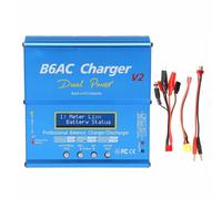 Balance Intelligent 80W 7A B6AC V2 With Charging Cable For Lithium Battery Safe Multi Function Use For Daily Charging Testing (UK Plug 220V)