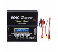 Balance Intelligent 80W 7A B6AC V2 With Charging Cable For Lithium Battery Safe Multi Function Use For Daily Charging Testing (UK Plug 220V)