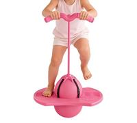Balance Jumping Ball: ThirtyEightByTwentyNineByNinetyCentimeter Exercise Rubber Abdominal Exercise Trainer Handle Assisted Rebound Trainer Coordinac Development Aid