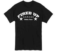 Balance Master Fired Up Garage Adult Mens Unisex 100% Cotton Short-Sleeve T-Shirts Black L