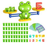Balance Math Game Toys for Kids, Early Education Counting Numbers, Mathematical Teaching Tool With Frog &Card &Numbers, Preschool Gift for 3-8 Years Old Boys, Girls