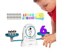 Balance Math Toys, Balance Counting Toys,Counting Stacking and Balancing Mathematics Learning Game - Creative Learning Activities Aids for Math
