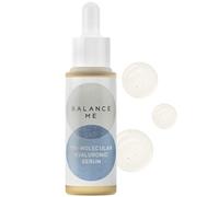 Balance Me Tri-Molecular Hyaluronic Serum With Hyaluronic Acid & Aloe Vera Plumps & Hydrates Anti-Ageing Face Serum For All Skin Types