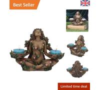 Balance of Nature Female Tree Spirit Tealight Candle Holder, Brown, 19cm